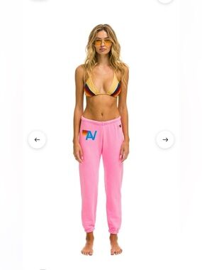 Aviator Nation Logo sweatpants in Neon Pink. Excellent Condition. Never worn